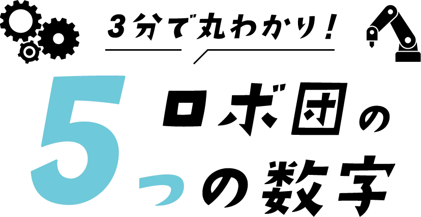3分で丸わかり!ロボ団の5つの数字